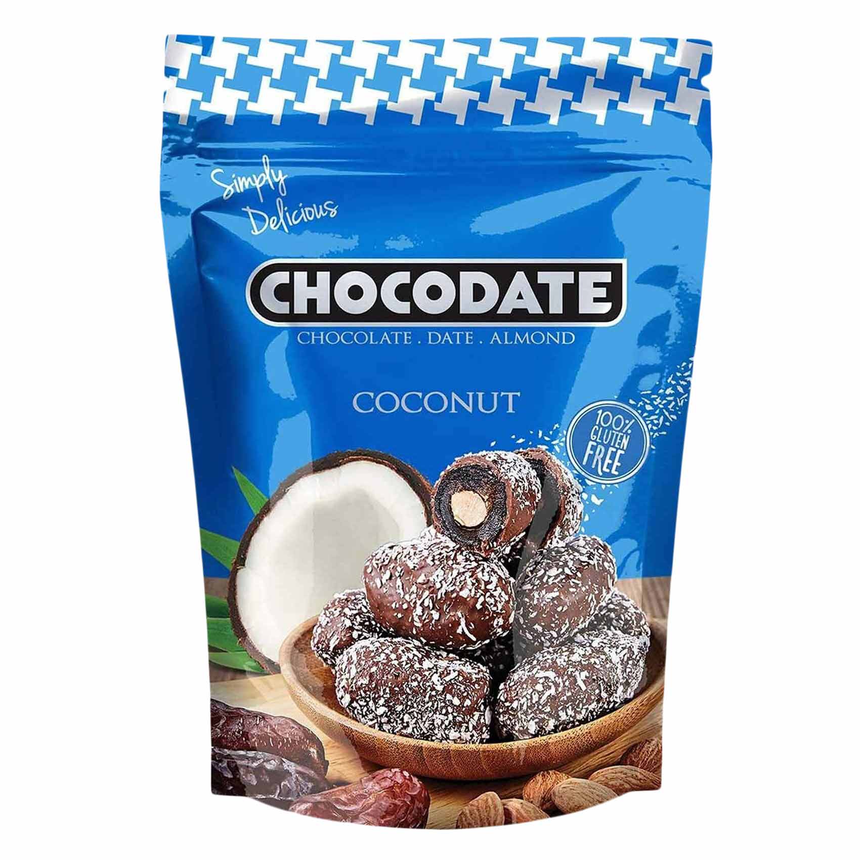 Chocodate Chocolate Coconut Dates With Almonds 100G