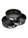 Generic 3-Piece Spring Form Round Cake Pans Set Black