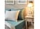 Generic Fitted Sheet, Grey -Turquoise160X200cm