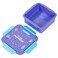 Eazy Kids Lunch Box Set and Tritan Water Bottle w/ Snack Box, Mermaid  - Purple, 450ml