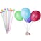 42cm Balloon Support Sticks with Cups and Stand Party Decoration Accessories for Large Balloons Pack of 50pcs (Multicolour, 42 cm)