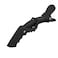 Generic-6Pcs Black Croc Hair Sectioning Grip Clips Hairdressing Cutting Clamps Professional Plastic Salon Styling Hair Grip Clips