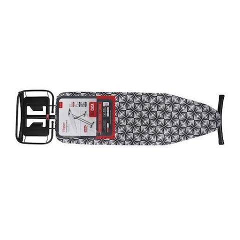 130 X 50 CM Large size Foldable Ironing Board, HETM523F00473, Gray, Iron Stand Board DELCASA