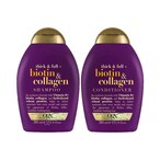 Buy OGX Thick And Full Biotin And Collagen Shampoo 385ml+Conditioner 385ml in UAE