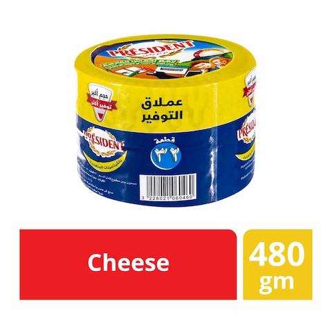 President Triangle Cheese - 32 Pieces