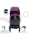 Moon Compact - Cabin Stroller, Purple