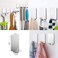 Self Adhesive Hooks, Doreen 8 Pack 304 Stainless Steel Wall Hanger Hat Hooks Rack for Kitchen Bathroom Office Closet - Waterproof, No Drill Glue Needed（GC1299A）