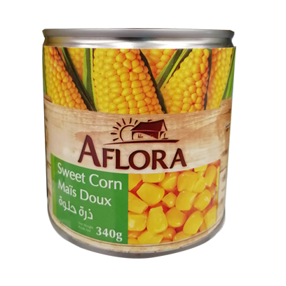 Aflora Sweet Canned Corn 340GR