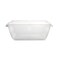 Gab Plastic Rectangular Basin, 36cm, Clear