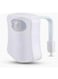 Generic Colour Changing Motion Sensor Toilet Light White