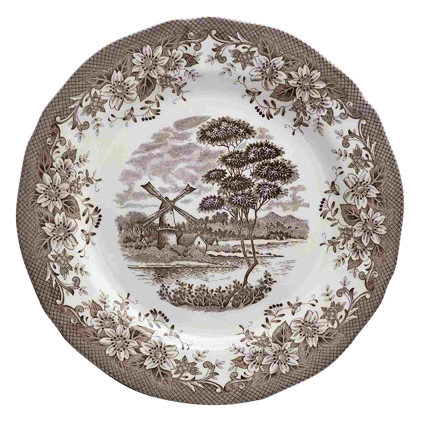 Buy Claytan Windmill Chop Plate Multicolour 31cm Online | Carrefour UAE