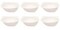 Shallow Bone China Nevel Bowl, White, 5.5 inches, JX52-B002-02, 6 Pcs Set