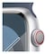 Apple Watch Series 9 LTE 45mm Silver Aluminium Storm Blue Sport Band Small/Medium