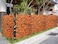 Decorative Wooden Fence Artificial Plants Orange Maple Leaves Expandable For Home Garden Decoration(1.2m)