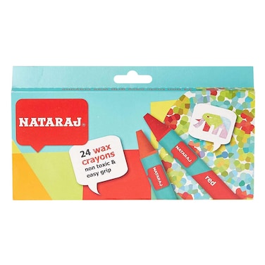 NATARAJ WAX CRAYONS 24
