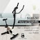 Sparnod Fitness Upright Exercise Bike for Home Gym SUB-50 - Free Installation Service - LCD Display, Height Adjustable Seat, Compact design - Perfect Cardio Exercise Cycle Machine