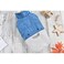 Hong Pet Animal-Shaped Patchwork Trench Coat - Blue M