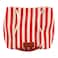Anemoss Tote Bag, Women Tote Bags, Crossbody Travel Bag, Gifts for Women and Girls, Hand and Shoulder Bag, Bucket Shape Shopping Bag, Large Capacity, Red Striped