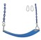 Rainbow Toys Swing Seat Yard Swing for Kids &amp; Adults with Metal Triangle Ring 2 Chain and Snap Hooks