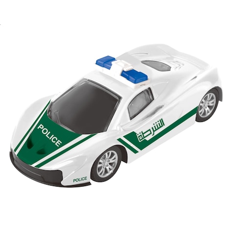 Power Joy Vroom Die-Cast Dubai Police Play Vehicle White