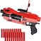 Fitto Automatic hand blaster gun with 20 soft blasters, 6-dart rotating drum, Gift for Youth, Teens, Adults