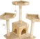 Mumoo Bear Cat Tree Condo with Scratching Post Flush Perch and Tunnel, 62 inch