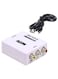 Generic - 1080p Resolution HDMI To AV Converter Adapter White