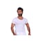 Jill M3301 Short Sleeves Undershirt for Men - Size 6 - White