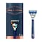 King C. Gillette Shave And Edging Razor With Blade Blue 2 count