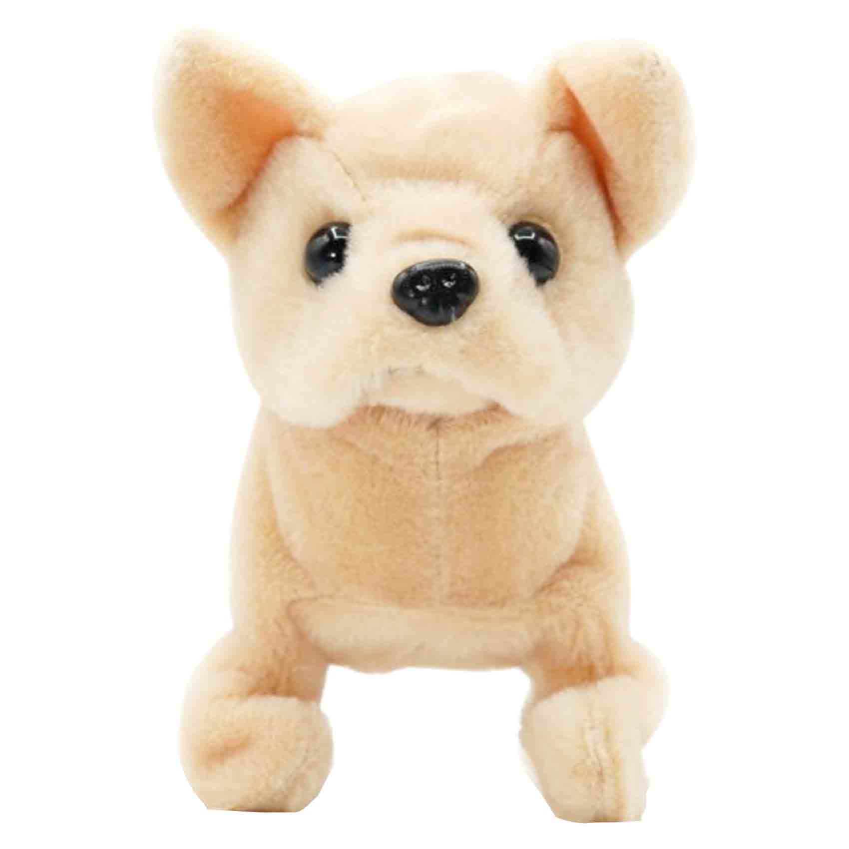 Pugs At Play Goldie The Golden Retriever Plush Toy Beige