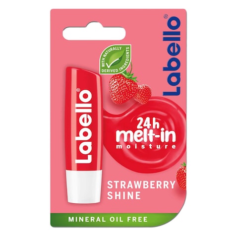 Labello Lip Balm Moisturising Lip Care Strawberry Shine 4.8g