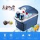 Lydianzi Mini Car Fridges, 12/220V 8L Portable Auto Car Refrigerator Electric Mini Travel Fridge Cooler Box Multi-Function Home Cooler Freezer Warmer For Car Home Use (Color : Blue)