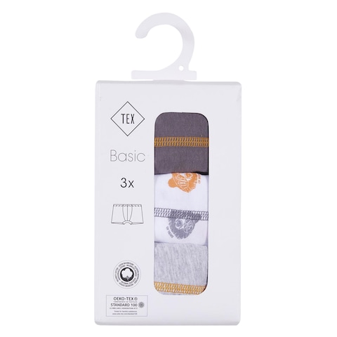 TEX Basic Fancy Boxers 2-3 Years 3 Pieces