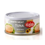 Buy Al Alali White Meat Tuna Solid In Sunflower Oil 170g in UAE