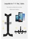 Generic - Mobile Phone Mount Holder For Apple iPad Air 2/Samsung Black