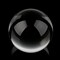 Generic-Transparent Crystal Ball Household Decoration Solid Photography Glass Different Angle of the World 130mm