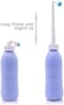 SHOWAY 650 ml Large Portable shattaf Bidet Bottle Handheld Travel Toilet shataf Hand Spray Seat Water-Blue