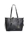 AMICA Colette Women's Tote Bag in High Quality Tote Bag with Gold Charm in Black