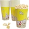 Vsell24 46Oz Retro Style Disposable Popcorns Bowl Large Leak Proof Popcorn Buckets (Pack Of 25)