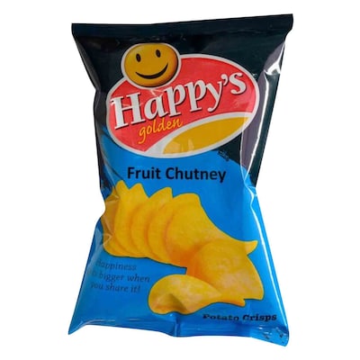 Happys Golden Fruit Chutney Crisps Chips 70G