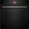 Bosch Series 8 Built In Oven 60x60cm, Digital Control Ring, TFT Touch Display, Home Connect For Control Via the App, HBG7341B1M, Black