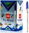 50pcs Cello TriMate Ballpoint Pen 1.0mm Blue