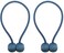 Aiwanto 1 Pair Curtains Holdbacks Tiebacks Magnetic Rope Drape Tie Backs Holders(Blue)