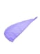 Generic Hair Drying Towel Purple 22X66Centimeter