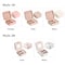 Generic-Small Portable Travel Jewelry Box Organizer Storage Case for Rings Earrings Necklaces