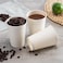 Vsell24 500Pc Disposable Drinking Paper Cup Hot/Cold Coffee Water Juice Cups For Home And Offices White 12Oz