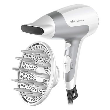 براون ساتين هير 5 باور بيرفيكشن مجفف شعر HD585ـ 2500 واط - متعدد الألوان