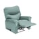 In House Velvet Classic Recliner Chair - Light Turquoise - NZ110