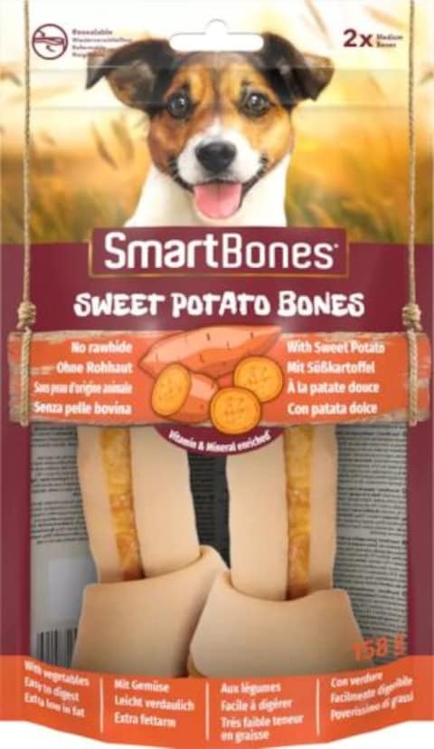SmartBones Sweet Potato Medium 2ct 28 XP