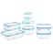 Snapware Pyrex 18-piece Glass Food Storage Set